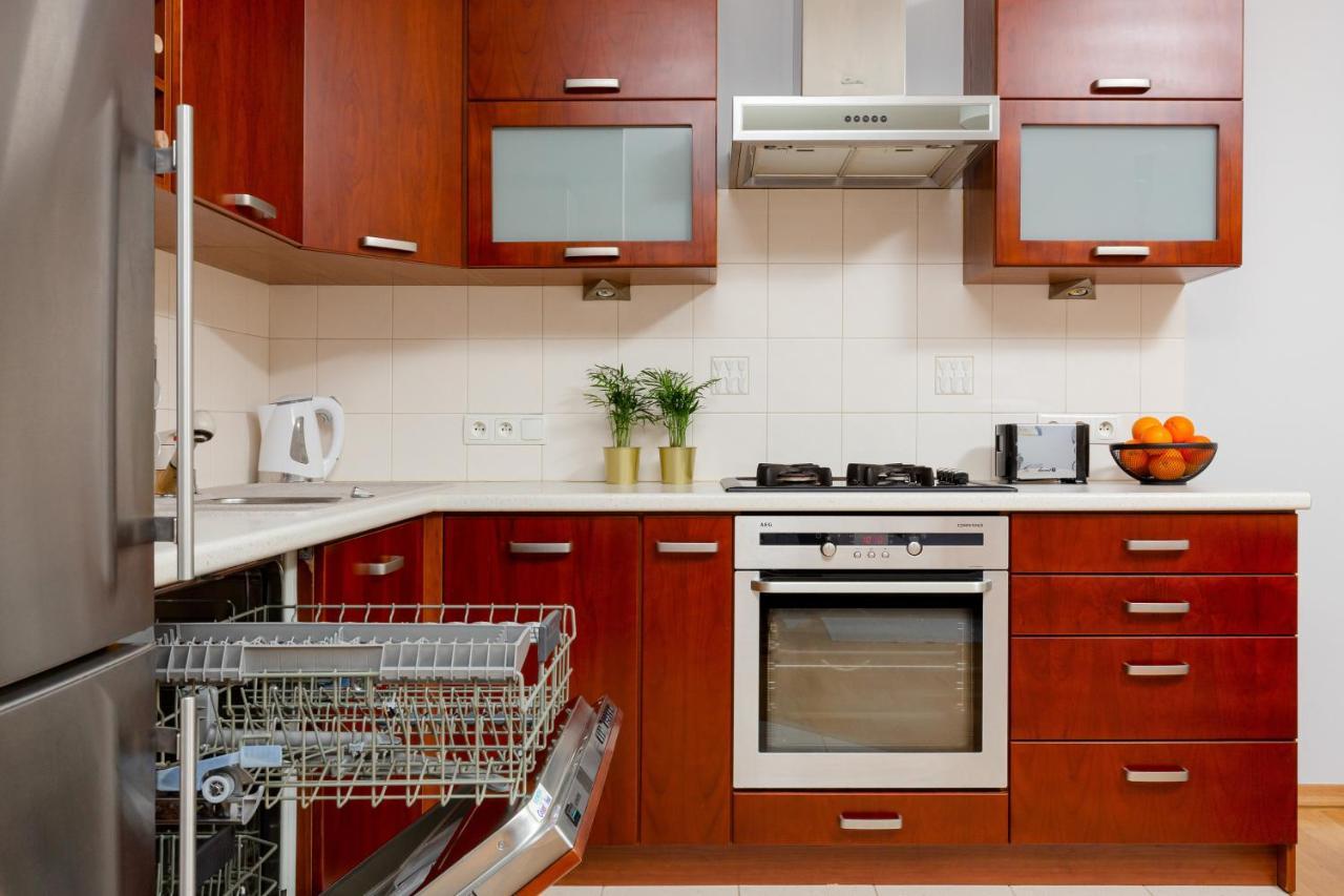 Mokotow Apartment Bluszczanska By Noclegi Renters ワルシャワ エクステリア 写真
